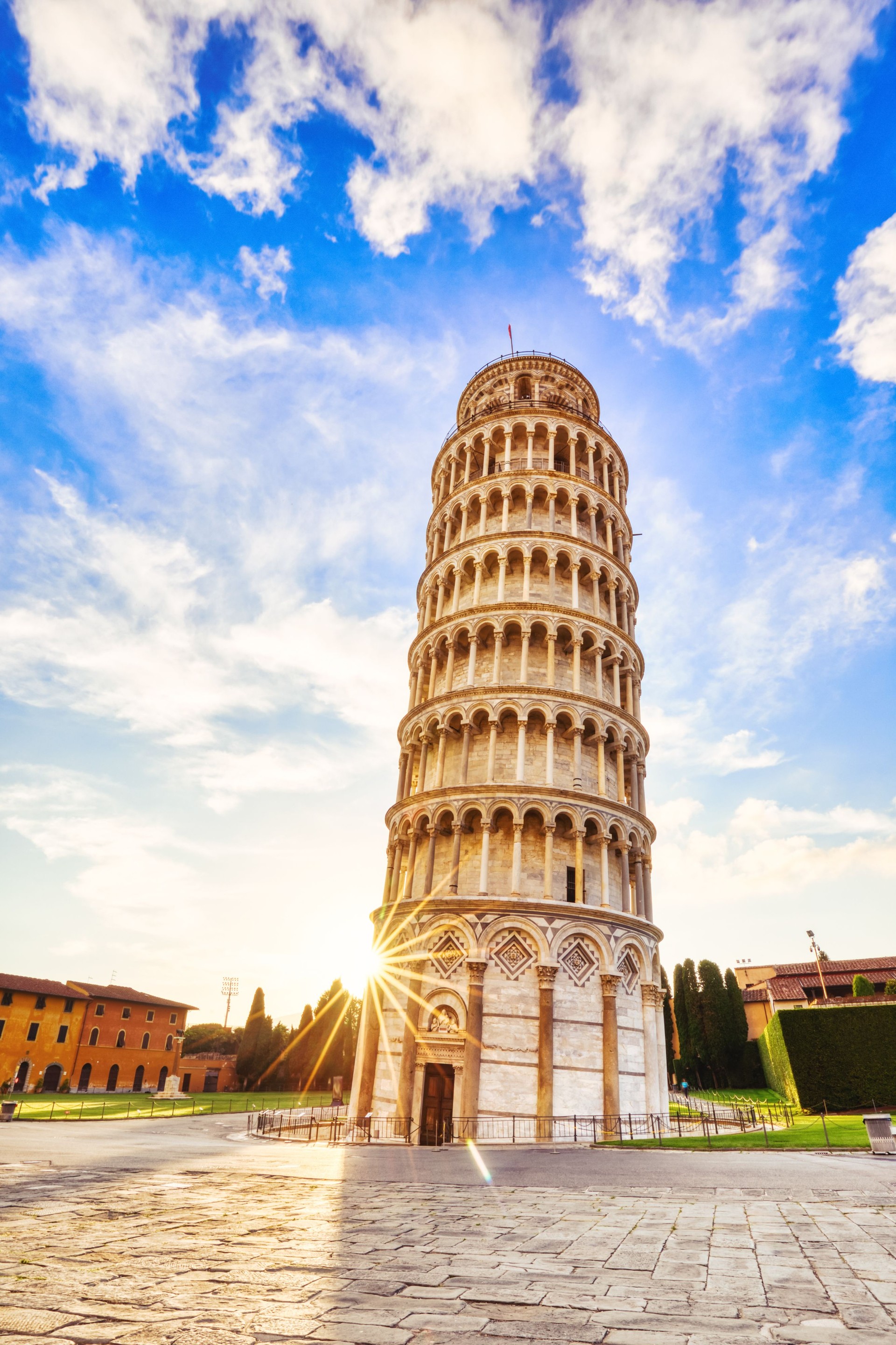 Torre inclinada de Pisa Torre di Pisa al amanecer, Pisa Torre inclinada de Pisa Torre di Pisa al amanecer, Pisa
